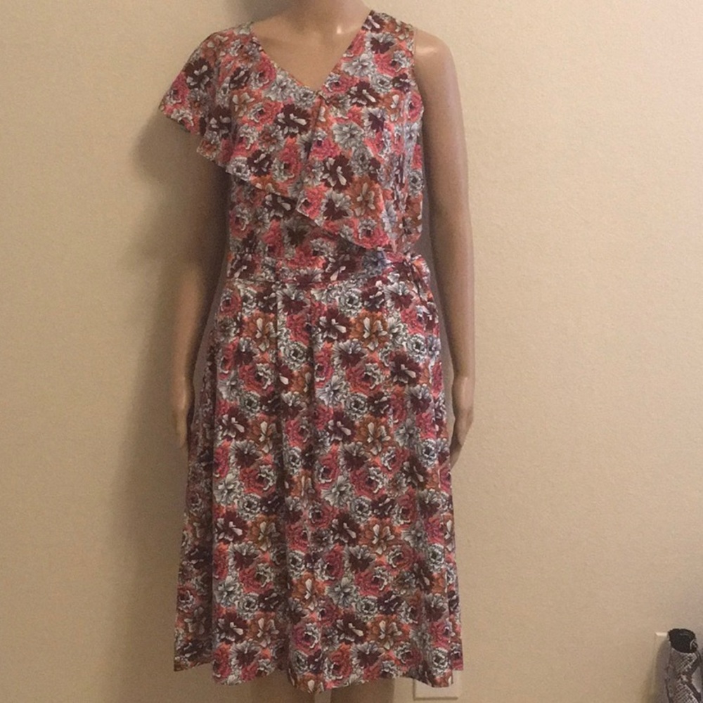 NWT Banana Republic 2-piece set floral red/orange